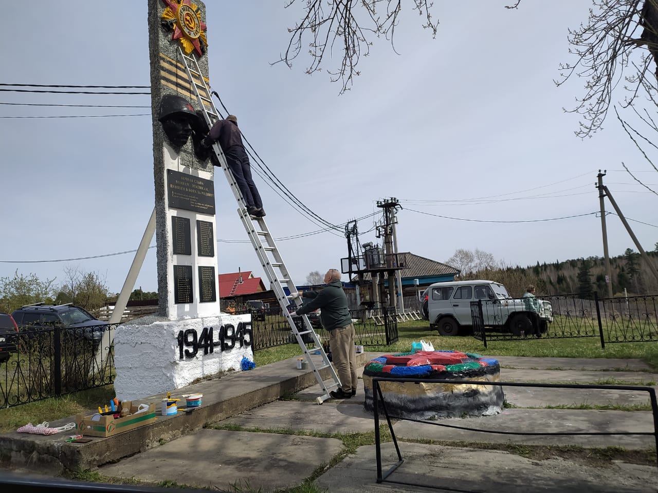 Субботник в д. Губино.